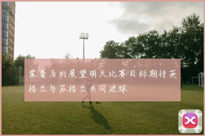 蒙哥马利展望明天比赛目标期待英格兰与苏格兰共同进球